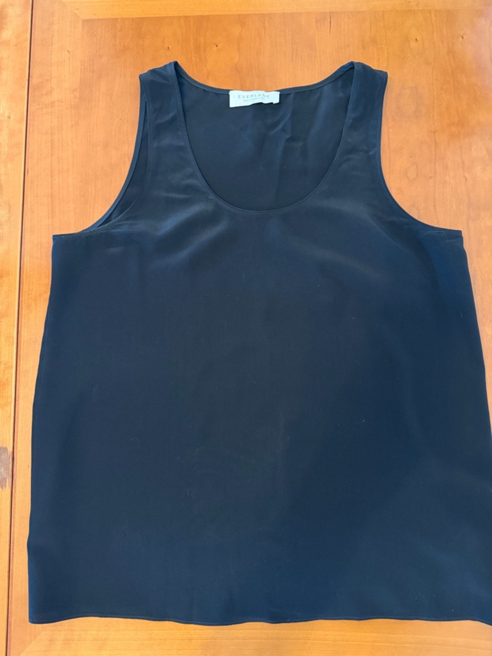 Everlane silk Tank Black 6
